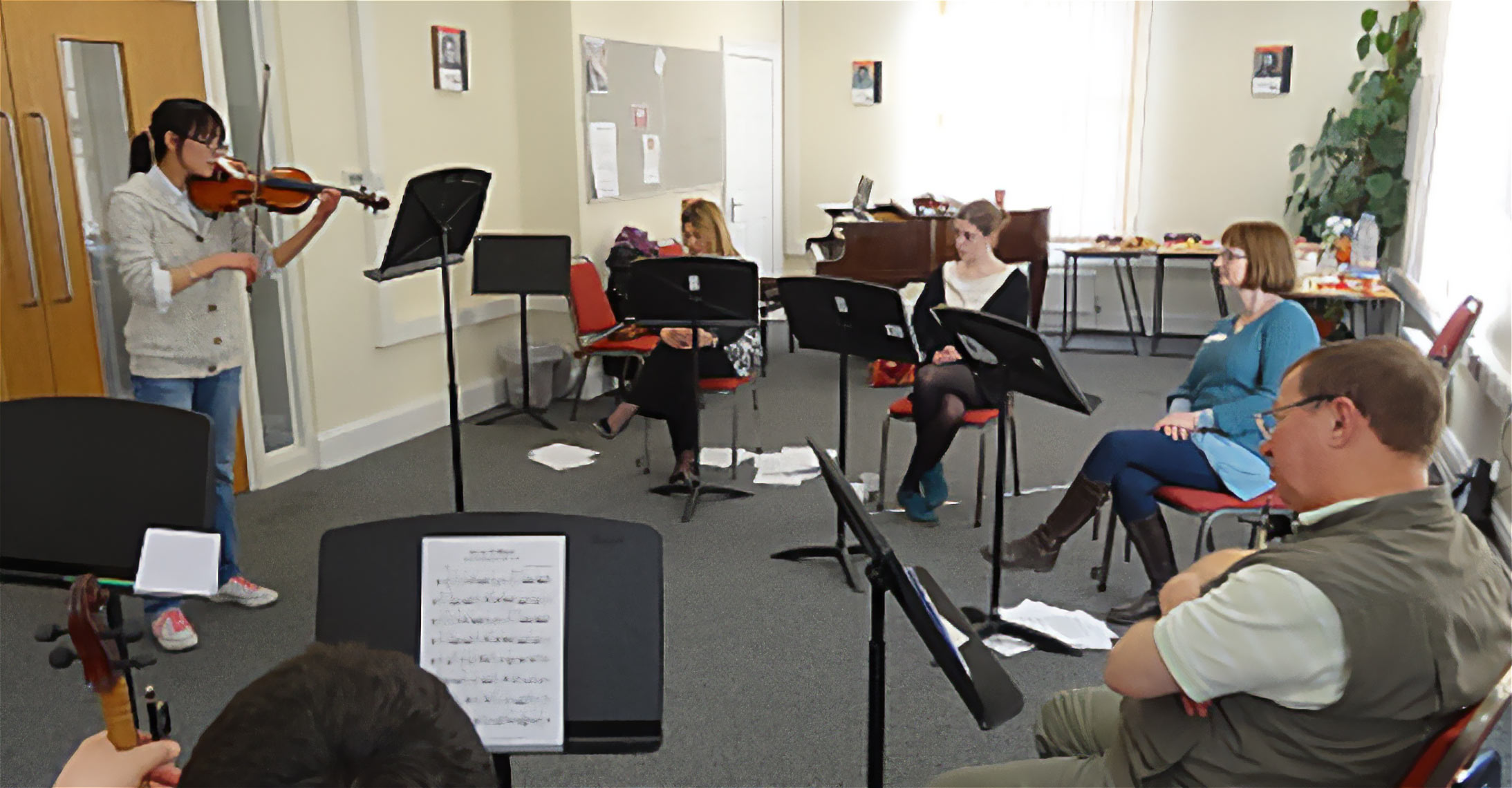 workshop at leeds violin lessons